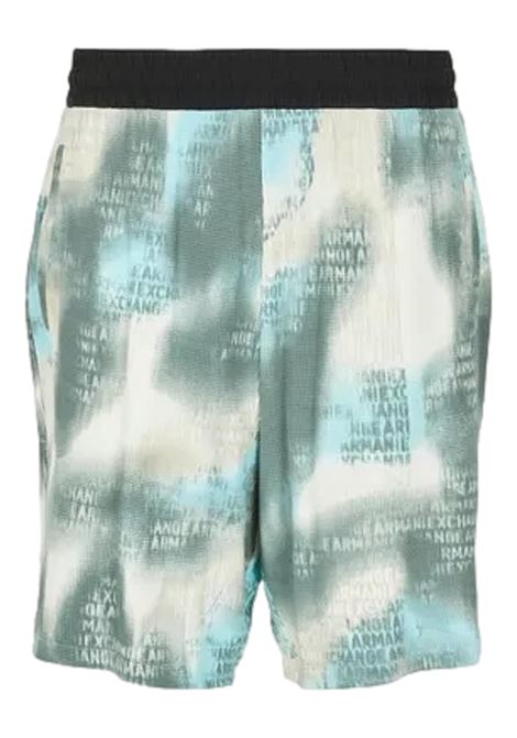 Shorts in tessuto waffle camou ARMANI EXCHANGE | Short | 3DZSLC ZJ86Z51AN